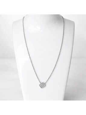 Kendra Scott Decklyn 16” Adjustable Pendant Necklace Silver Tone New With Tag